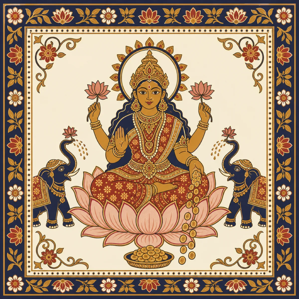 Kanakadhara Stotra — Goddess Lakshmi